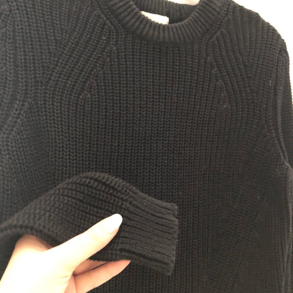 Black Knit Sweater - Picture 2 of 3